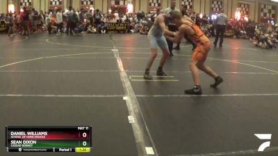 130 lbs Cons. Round 2 - Sean Dixon, Caesar Rodney vs Daniel Williams, School Of Hard Knocks