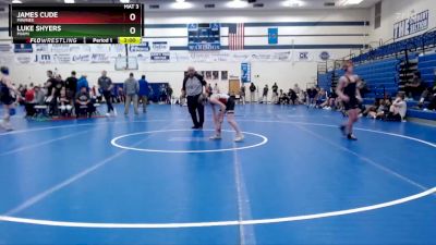 106 lbs Quarterfinal - Luke Shyers, Miami vs James Cude, Pawnee