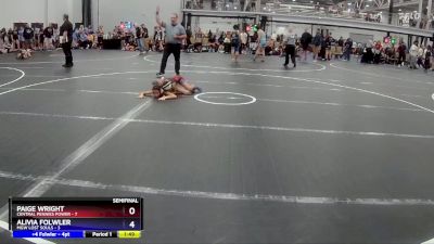 64 lbs Semis (4 Team) - Paige Wright, Central Pennies Power vs Alivia Folwler, MGW Lost Souls