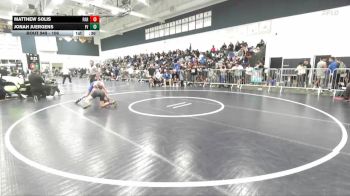 106 lbs Cons. Round 4 - Jonah Juergens, Fountain Valley vs Matthew Solis, Paramount