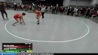 150 lbs Cons. Round 4 - Austin Shelton, Oklahoma vs Nolan Vogel, Callan Wrestling Academy