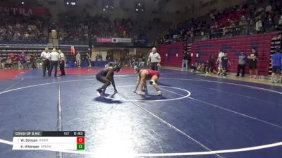 174 lbs Consi of 8 #2 - Wayne Stinson, Rider vs Khamari Whimper, Univ Of Pennsylvania