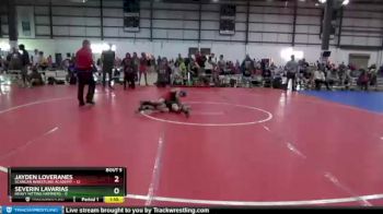120 lbs Round 2 (6 Team) - Severin Lavarias, HEAVY HITTING HAMMERS vs Jayden Loveranes, SCANLAN WRESTLING ACADEMY