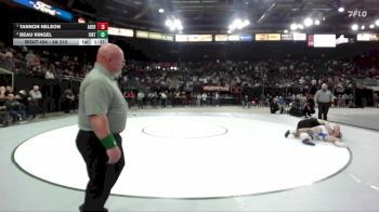 3A 215 lbs 1st Place Match - Tannon Nelson, Aberdeen vs Beau Ringel, Firth