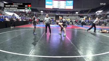 7A 175 lbs Quarterfinal - Brady Campbell, Opelika Hs vs Micah Anderson, Auburn