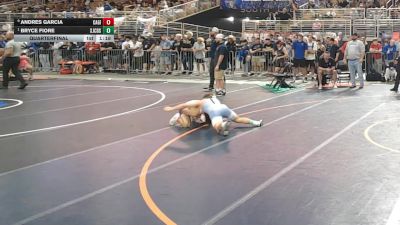 113 1A Quarterfinal - Bryce Fiore, St. Johns Country Day vs Andres Garcia, Cardinal Gibbons
