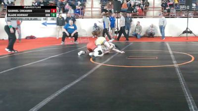 115_B lbs Round Of 32 - Gabriel Creamer, Chambersburg vs Slade Horwat, Derry Area