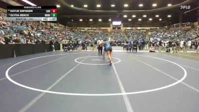 170 lbs Champ. Round 1 - Olyvia Besco, Wichita-Kapaun Mt.Carmel Hs vs Kaylie Enfinger, Leavenworth HS