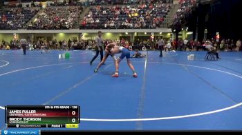 130 lbs Semifinal - James Fuller, Centennial Youth Wrestling vs Brody Thorson, LCWM/Nicollet