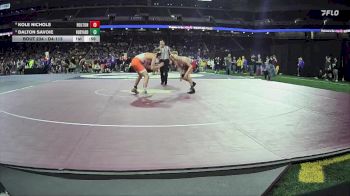D4-113 lbs Cons. Round 2 - Kole Nichols, Holton vs Dalton Savoie, Rudyard