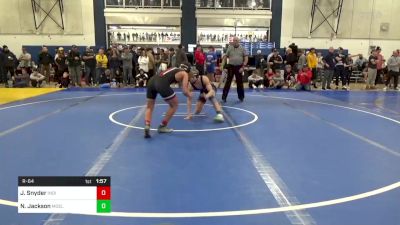 152 lbs R-64 - Jacob Snyder, Indiana vs Noah Jackson, Moeller-OH