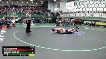 150 lbs Cons. Round 3 - Marco Marino, Clarkston (MI) vs Lachlyn Butcher, Galion