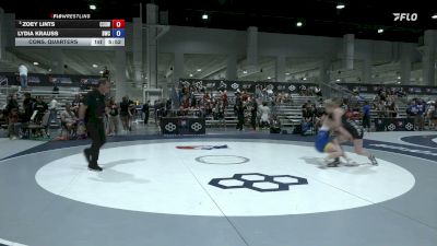 68 kg Cons. Quarters - Zoey Lints, Curby 3 Style Wrestling Club vs Lydia Krauss, Bearcat Wrestling Club