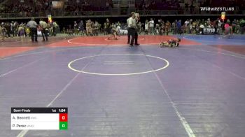 66 lbs Semifinal - Anson Bennett, Rebel Wrestling Club vs Paul Perez, Manzano Monarch Wrestling