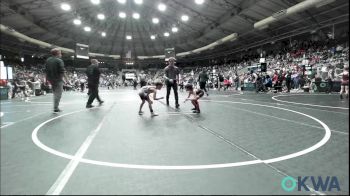 55 lbs Quarterfinal - Stone Charlton, Beggs Youth Wrestling Program vs Cy Cox, Coweta Tiger Wrestling