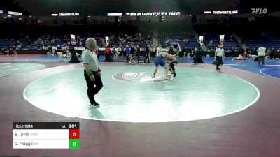 190 lbs Round Of 32 - Broderick Gillis, Lowell vs Chase Flagg, Bow