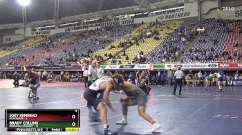 149 lbs Placement Matches (16 Team) - Joey Semerad, McKendree vs Brady Collins, Nebraska-Kearney