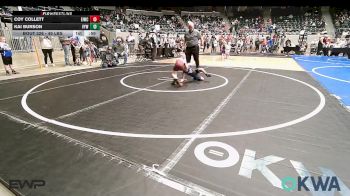 49 lbs Consi Of 16 #2 - Coy Collett, Eufaula Ironheads Wrestling Club vs Kai Burson, Victory Youth Wrestling