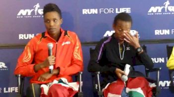 Kipsang previews London and Nakuri-Johnson talks about her height