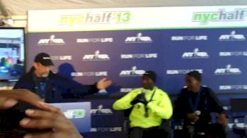 Lagat and Abdi talk about their NYC Half races