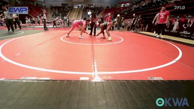 126 lbs Quarterfinal - Ki'Morah Cathey, HURRICANE WRESTLING ACADEMY vs Emmry Vaught, Dark Cloud Wrestling Club