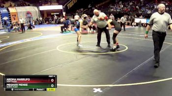 110 Class 2 lbs Quarterfinal - Aroma Marrufo, Fort Osage vs Meghan Menke, North Point