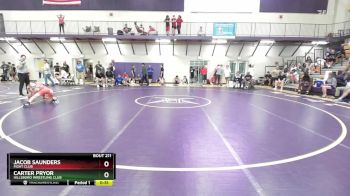 106 lbs Quarterfinal - Jacob Saunders, Fight Club vs Carter Pryor, Hillsboro Wrestling Club