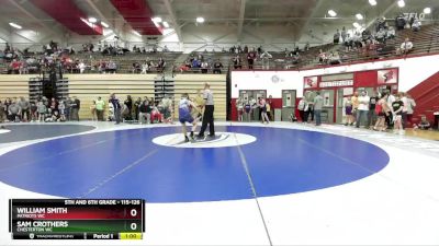 115-126 lbs Semifinal - Sam Crothers, Chesterton WC vs William Smith, Patriots WC