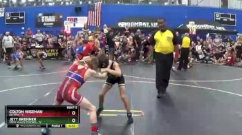 60 lbs Round 2 (6 Team) - Colton Wiseman, Olympia vs Jett Brenner, Steel Valley Psychos