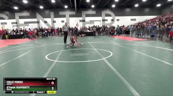 65 lbs Quarterfinal - Ethan Rafferty, BWHS vs Cruz Perez, JGVW