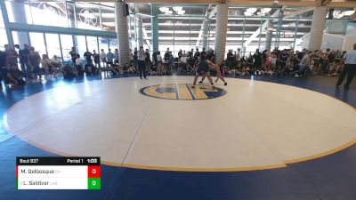 165 lbs Champ. Round 3 - Lewis Saldivar, Bullard WA vs Mark Delbosque, Dark Horse