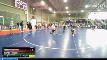 185 lbs Cons. Semi - Paxten Hansen, Roy Wrestling Club vs Treygon Weekes, Hammers Academy