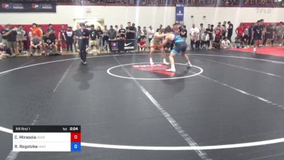 92 kg Rr Rnd 1 - Connor Mirasola, Askren Wrestling Academy vs Ryder Rogotzke, Ohio Regional Training Center