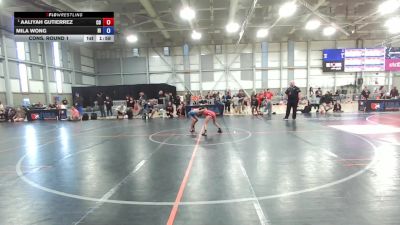 12U Girls - 59 lbs Cons. Semis - Aaliyah Gutierrez, CO vs Mila Wong, HI