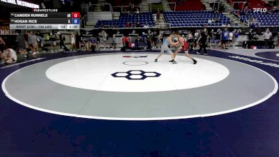 106 lbs Cons. Sub-rd Of 16 - Camden Runnels, AR vs Hogan Rice, IL