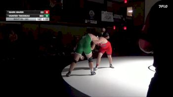 285 lbs 1st Place Match - Hunter Tibodeau, Big Bend Community College vs Mark Marin, Clackamas Community College