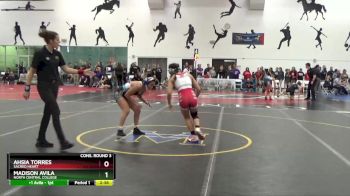 109 lbs Cons. Round 3 - Madison Avila, North Central College vs Ahsia Torres, Sacred Heart