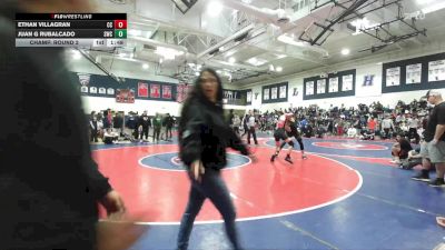 140 lbs Champ. Round 2 - Juan G Rubalcado, Scotsmen Wrestling Club vs Ethan Villagran, Centennial Corona