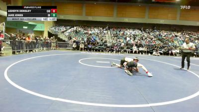 113 lbs Round Of 64 - Ashdyn Densley, Carbon vs Jake Jones, Bishop Kelly