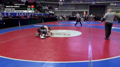 1A-4A 138 Quarterfinal - Braylen Corley, St James vs Nathan Cox, Madison County