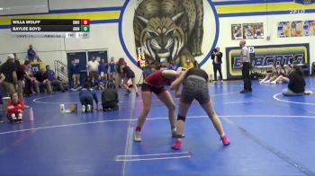 130 lbs Placement Matches (8 Team) - Willa Wolff, Union Community vs Baylee Boyd, Grinnell