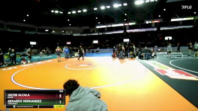 132 lbs Semifinal - Gerardo Hernandez, Tonasket vs Jacob Alcala, Davis