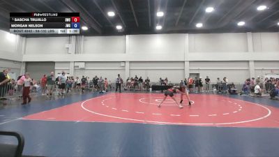 94-102 lbs Champ. Round 3 - Sascha Trujillo, Storm Wrestling Center vs Morgan Nelson, Jax Wrestling Club