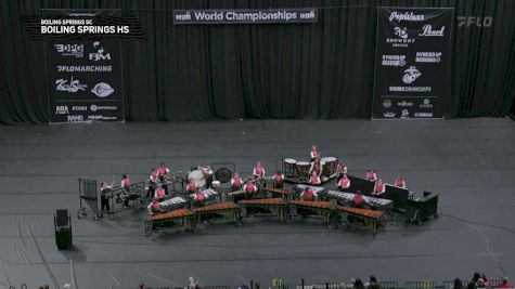 Boiling Springs HS "Boiling Springs SC" at 2026 WGI Percussion/Winds World Championships
