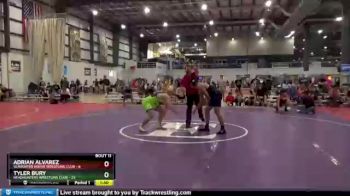 152 lbs Round 4 (6 Team) - Adrian Alvarez, SLAUGHTER HOUSE WRESTLING CLUB vs Tyler Bury, HEADHUNTERS WRESTLING CLUB