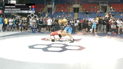 144 lbs Champ. Rd Of 128 - Owen Kuehl, Minnesota vs Matteo Gonzalez, Florida