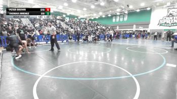 157 lbs Quarterfinal - Peter Brown, Canyon Springs vs Thomas Jimenez, Bonita