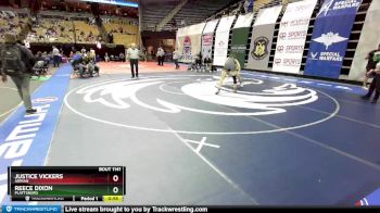 150 Class 1 lbs Cons. Round 1 - Reece Dixon, Plattsburg vs Justice Vickers, Adrian