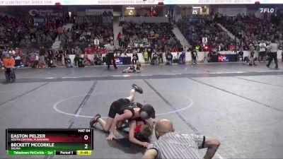 64 lbs Quarterfinal - Beckett McCorkle, Salina vs Easton Pelzer, South Central Punishers