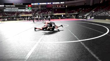 235 lbs Consi Of 8 #2 - Siope Havea, Utah Tech vs Keelen Mitcham, Washington State